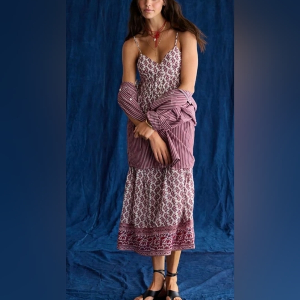 American Eagle Side-Tie Midi Dress